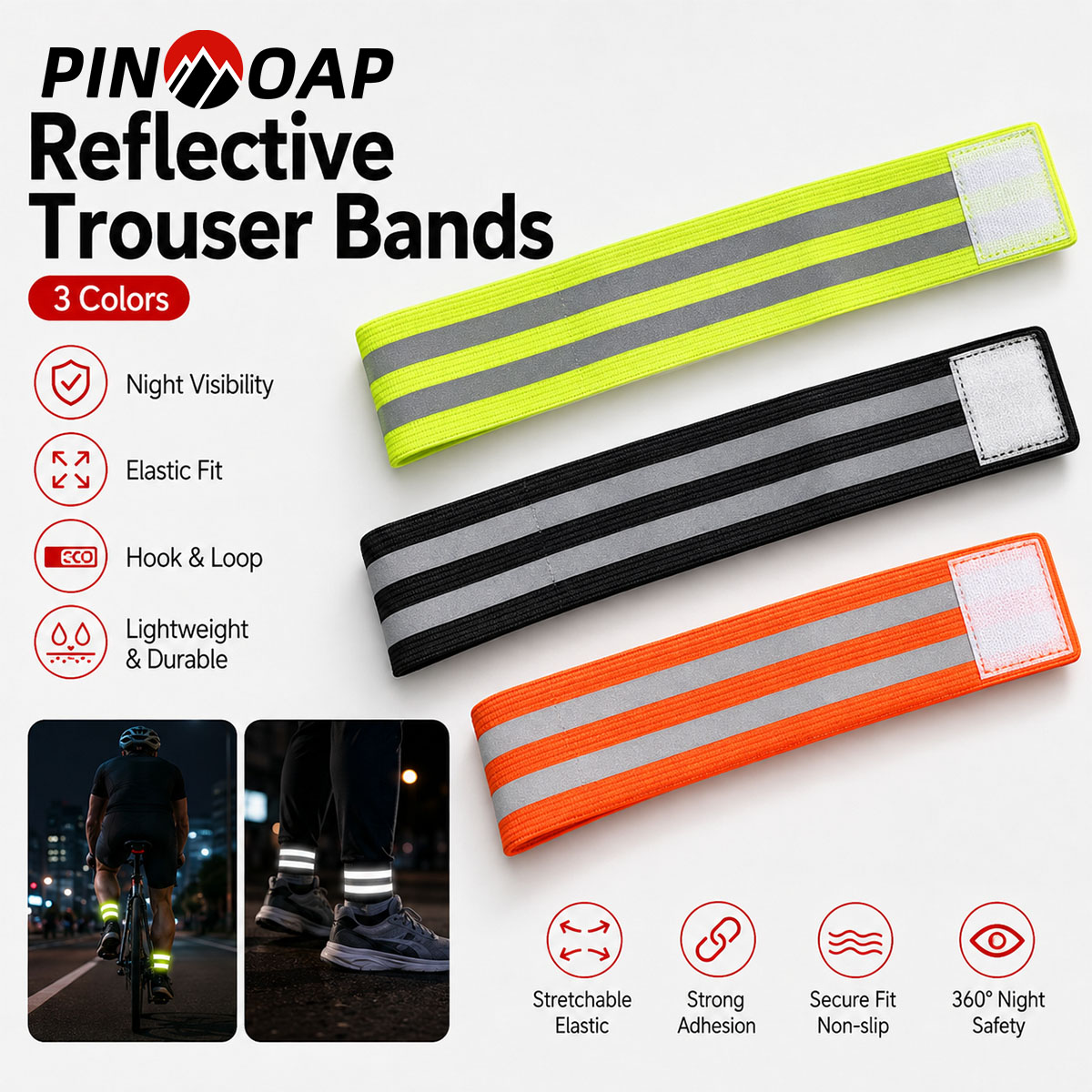 Cycling Commute Pants - PINMOAP 1/2PCS Bisiklet Pantolon Askısı Pantolon