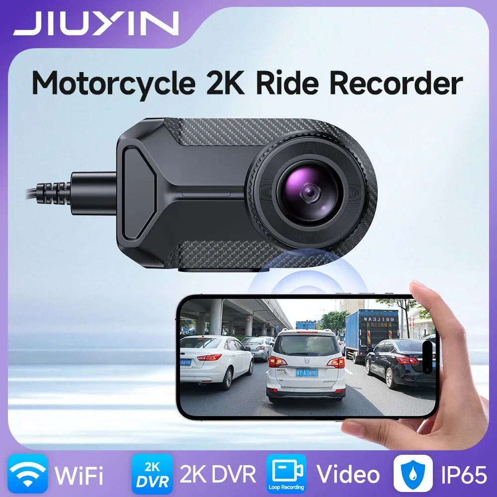 Cycling Loop - JIUYIN 2K HD WiFi Motosiklet Kamerası