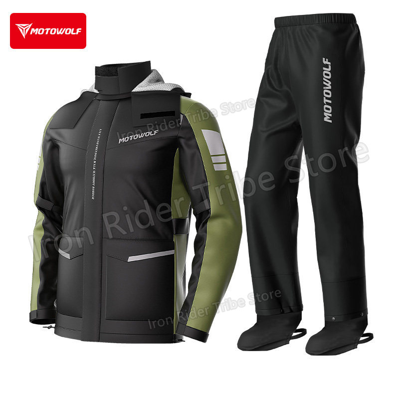 Motowolf Su Geçirmez Yansıtıcı - Cycling Commuter Rain Jacket incelemesi ve fiyatı